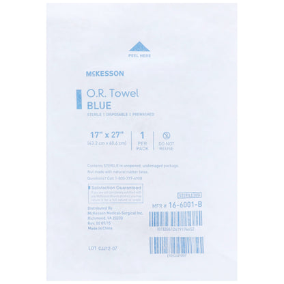 TOWEL, OR STR BLU (1/PK 80/CS)
