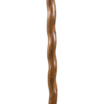 STICK, WALKING WOOD BRAZOS 58 TWISTED OAK BACKPACKER BRN 58"