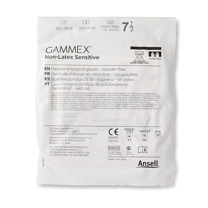 GLOVE, SURG PLYCHPRN 7.5 STR2 SMTH CHEMO (50PR/BX 4BX/CS)