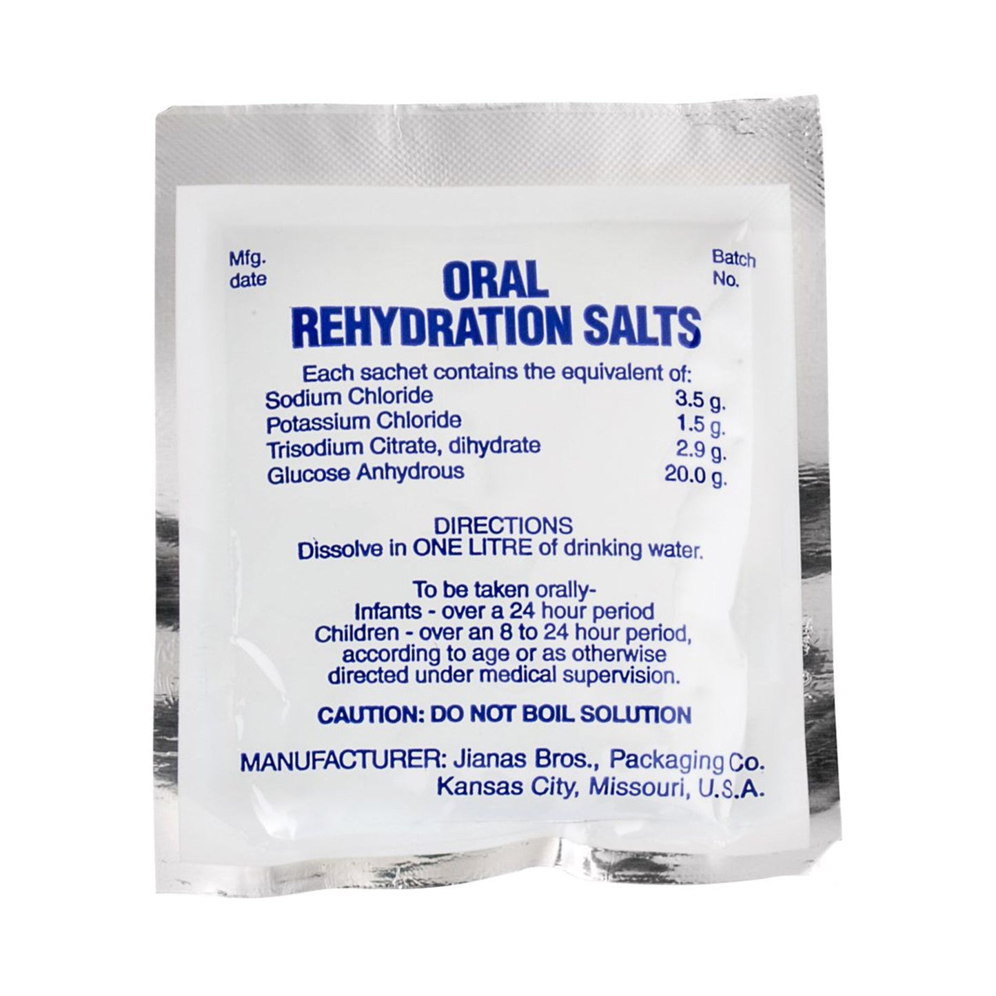 SALT, ORAL REHDRATION F/VITAL ELECTROLYES (125/BX)