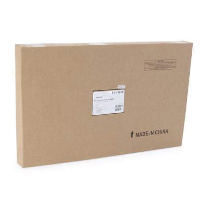 TABLE, OVERBED H-BASE WALNUT/CHROME (1/CS)