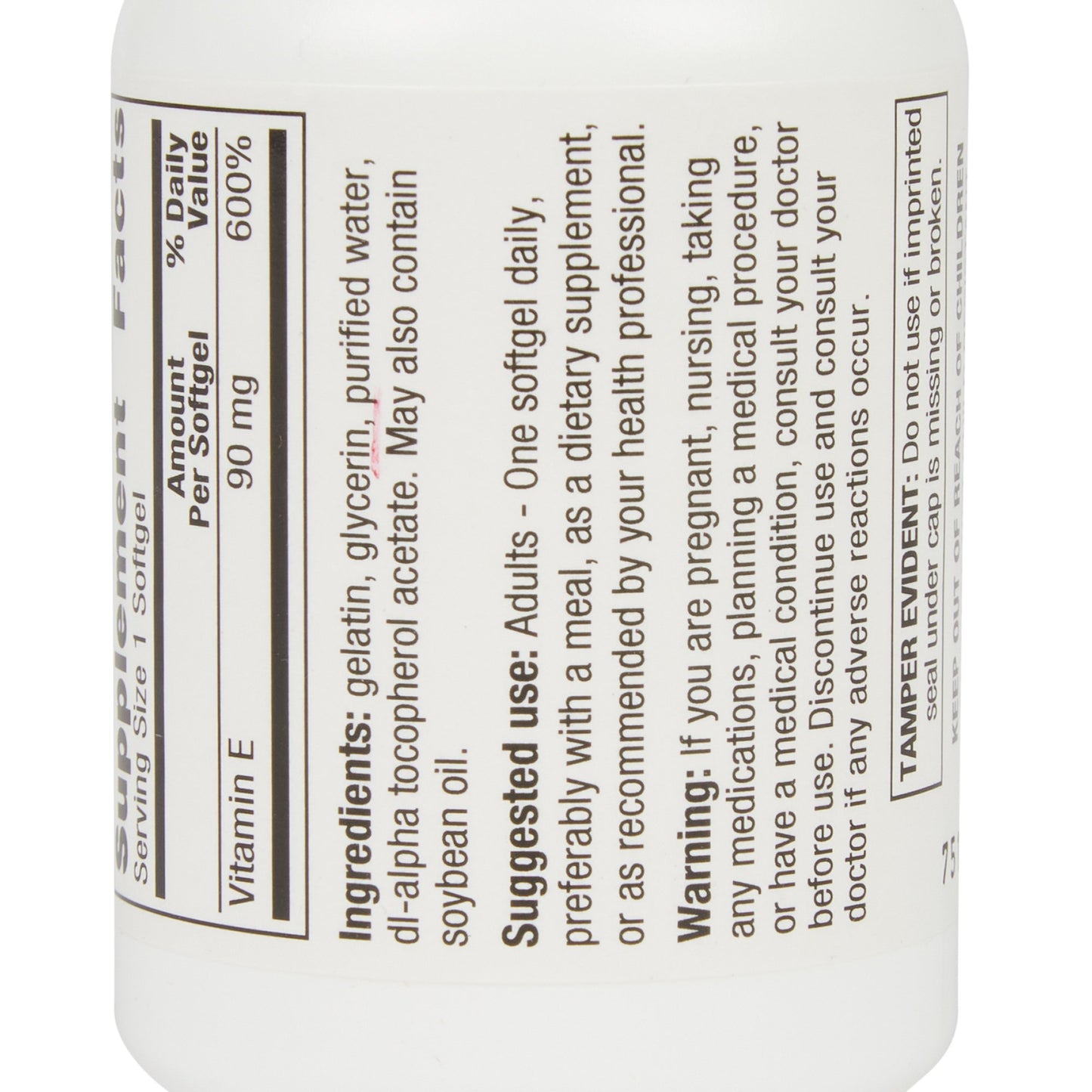 VIT E 200IU SOFTGE 100S (12BT/CS)