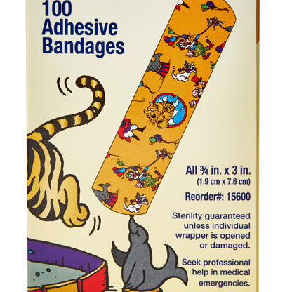 BANDAGE, ADH FARM FRIENDS STR 3/4"X3" (100/BX 12BX/CS)