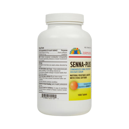 SENNA, TAB 8.6MG PLUS 50MG DSS(1000/BT 12BT/CS)