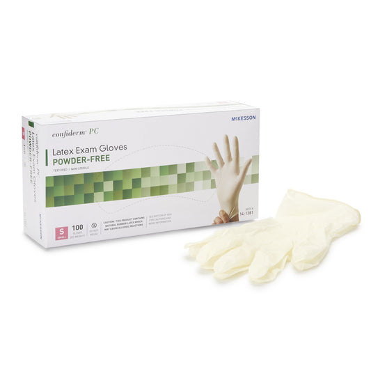 GLOVE, EXAM LTX SM N/S POLYMER(100/BX 10BX/CS)