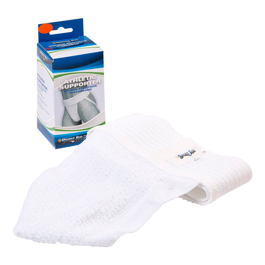 SUPPORT, ATHLETIC 3" BAND MED WHT