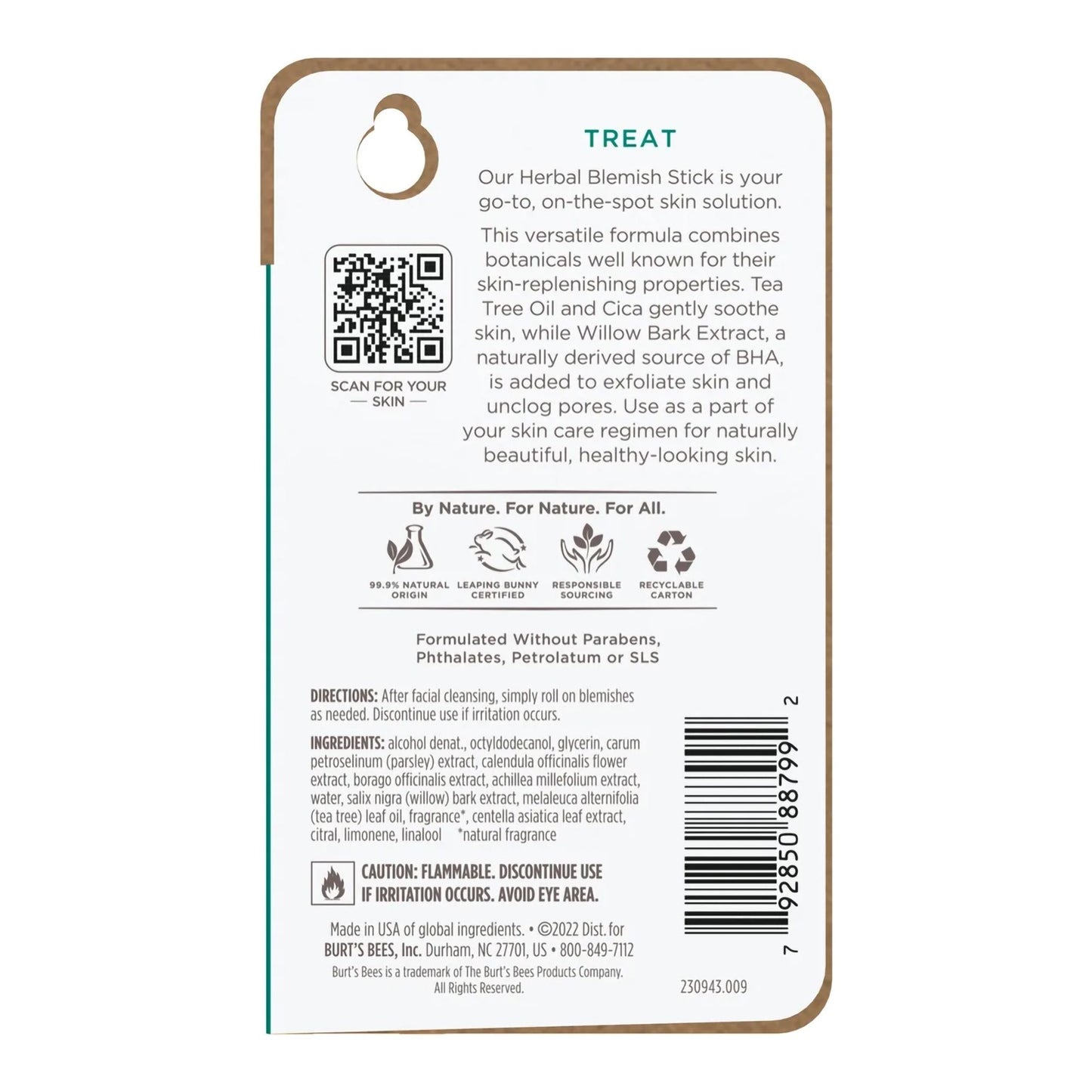 BURT BEES, STICK HERBAL COMPLEXION 0.26OZ (4/CT)
