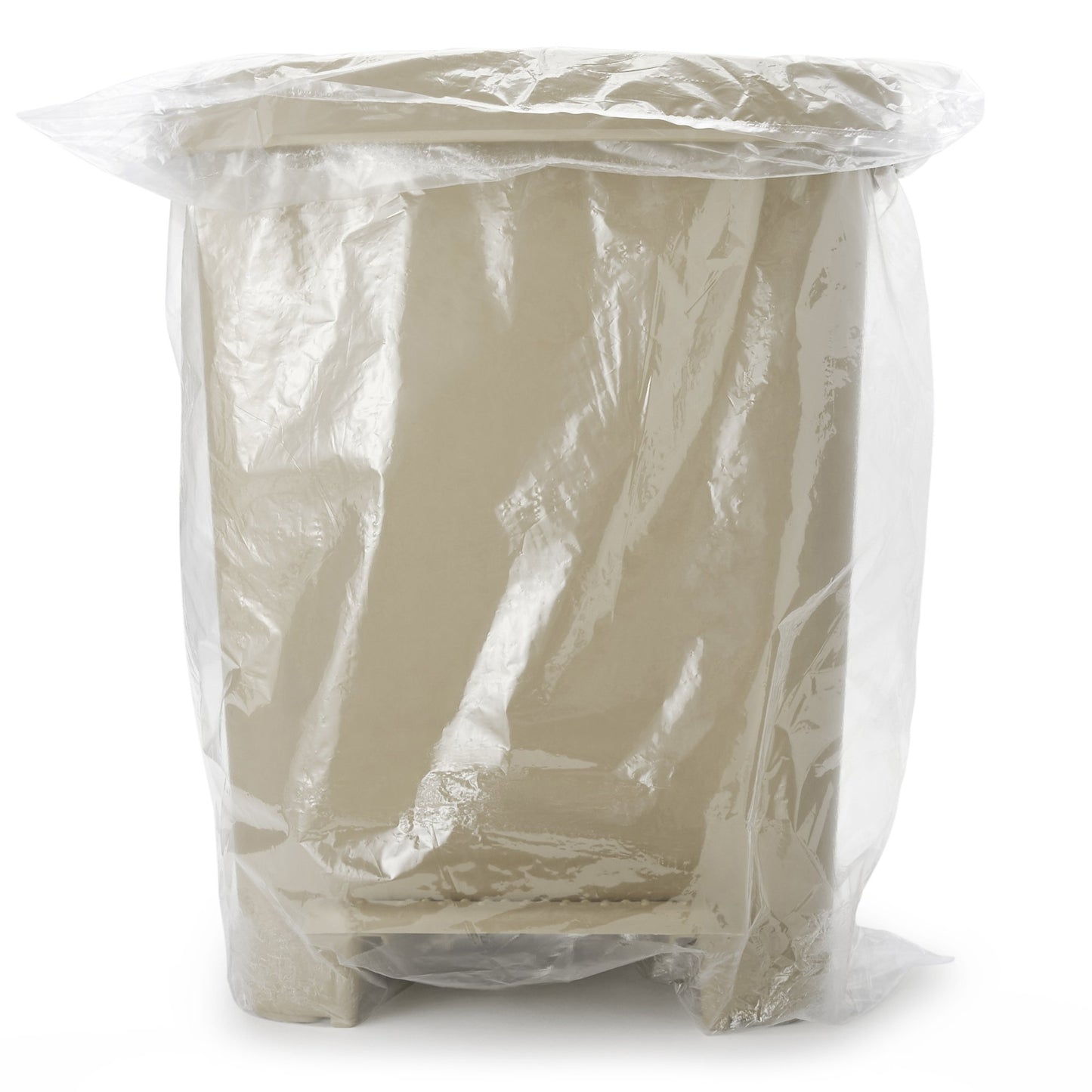 WASTECAN, STEP-ON RECTNGL PLASBGE 32QT