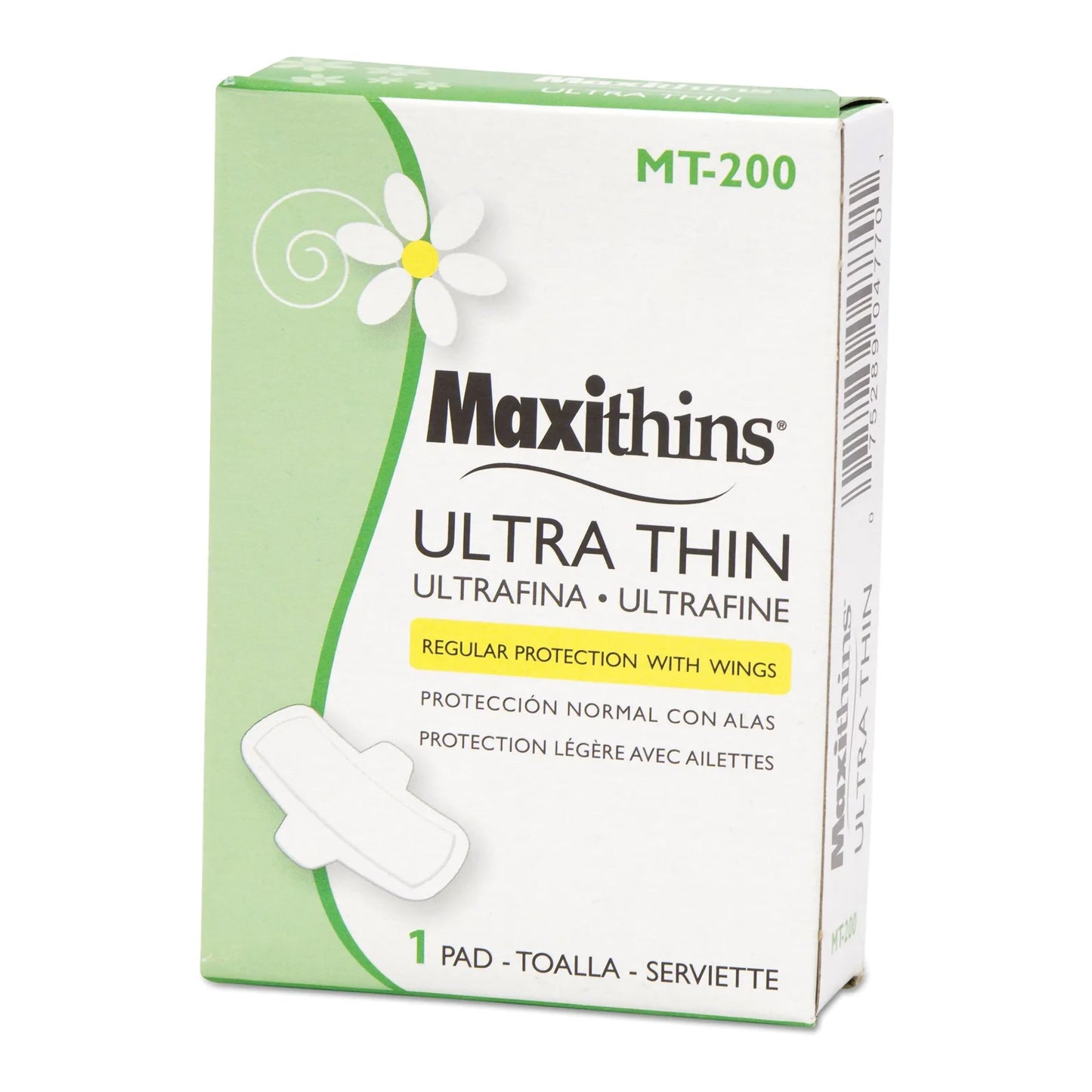 PAD, MAXI-THIN ULTRA W/GARDS SANITARY (200/CS0