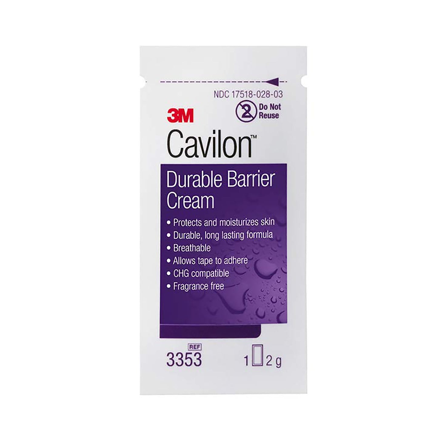 CREAM, BARRIER CAVILON 2GM (20/BX 12BX/CS) AME3M
