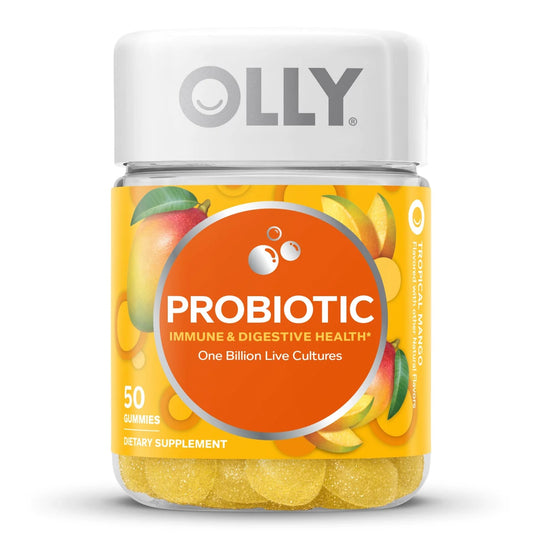 OLLY, GUMMY PROBIOTIC TROPICALMANGO (50/BT)