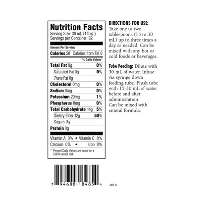HYFIBER SUPP W/FOS, LIQ CITRUS32OZ (4/CS)