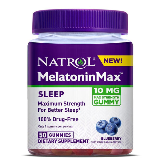 MELATONIN, GUMMY MAX SLEEP BLUEBERRY (50/BT)