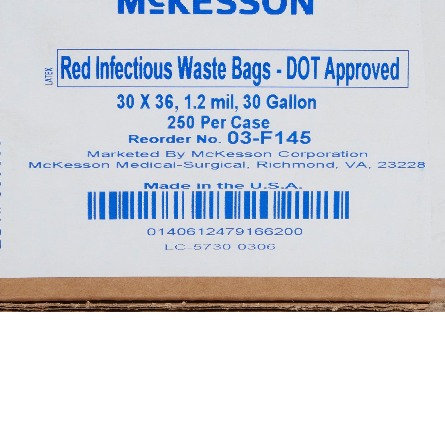 BAG, BIOHAZ DOT RED 30X36 30GL1..2MIL (250/CS) MGM03