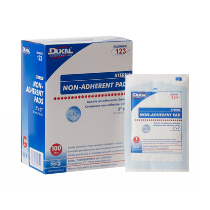PAD, NON ADHERENT STR 2X3 (100/BX)