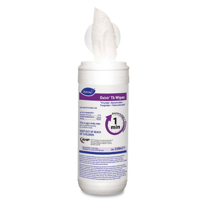 WIPE, CLEANER OXIVIR WHT 7X8 (60/BX 12BX/CS)