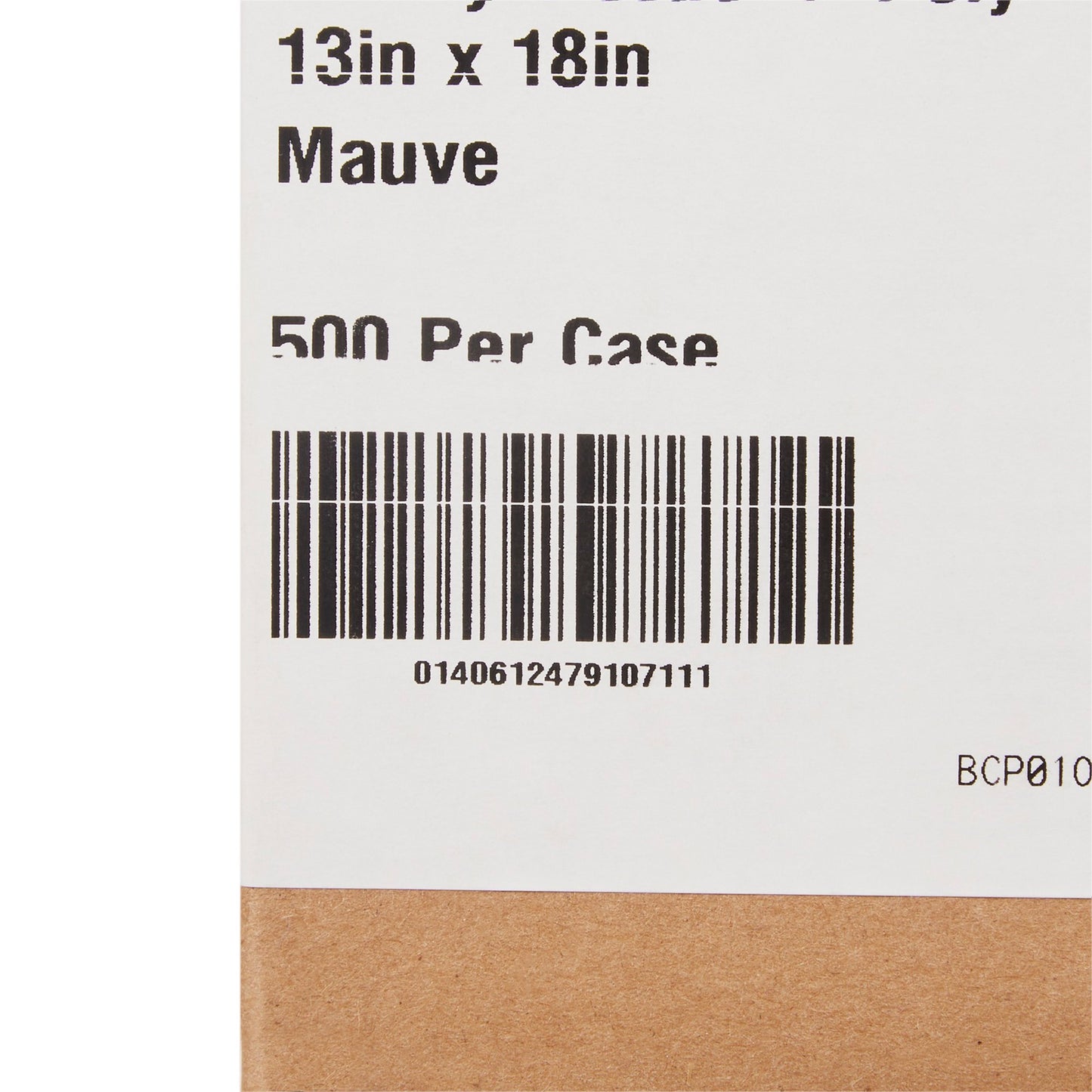 TOWEL, PRO 2PLY/POLY MAUVE 13X18 (500/CS)