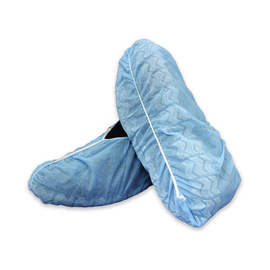 <ul><li>Elastic tops stretch to accommodate feet and keep McKesson shoe