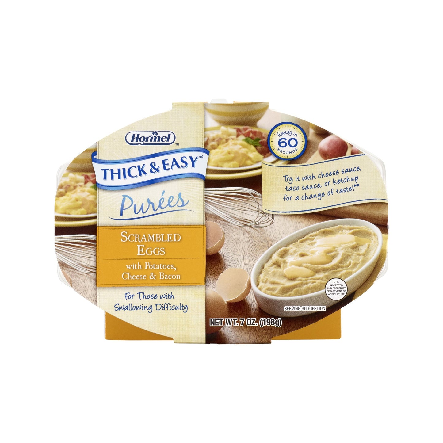 THICK&EASY, PUREE EGG SCRAMBLEW/POTATOES (7/CS) DMNDCR