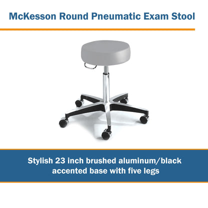 STOOL, EXAM PNEUMATIC 5LEG CLAMSHELL