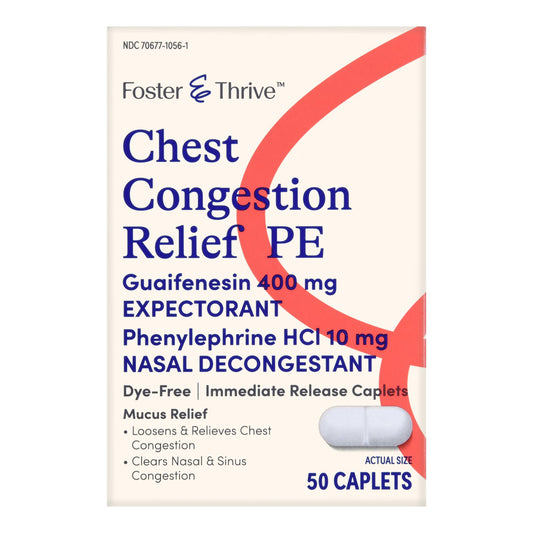 CHEST CONGESTION RELIEF PE, CAPL FT SM (50/BX)