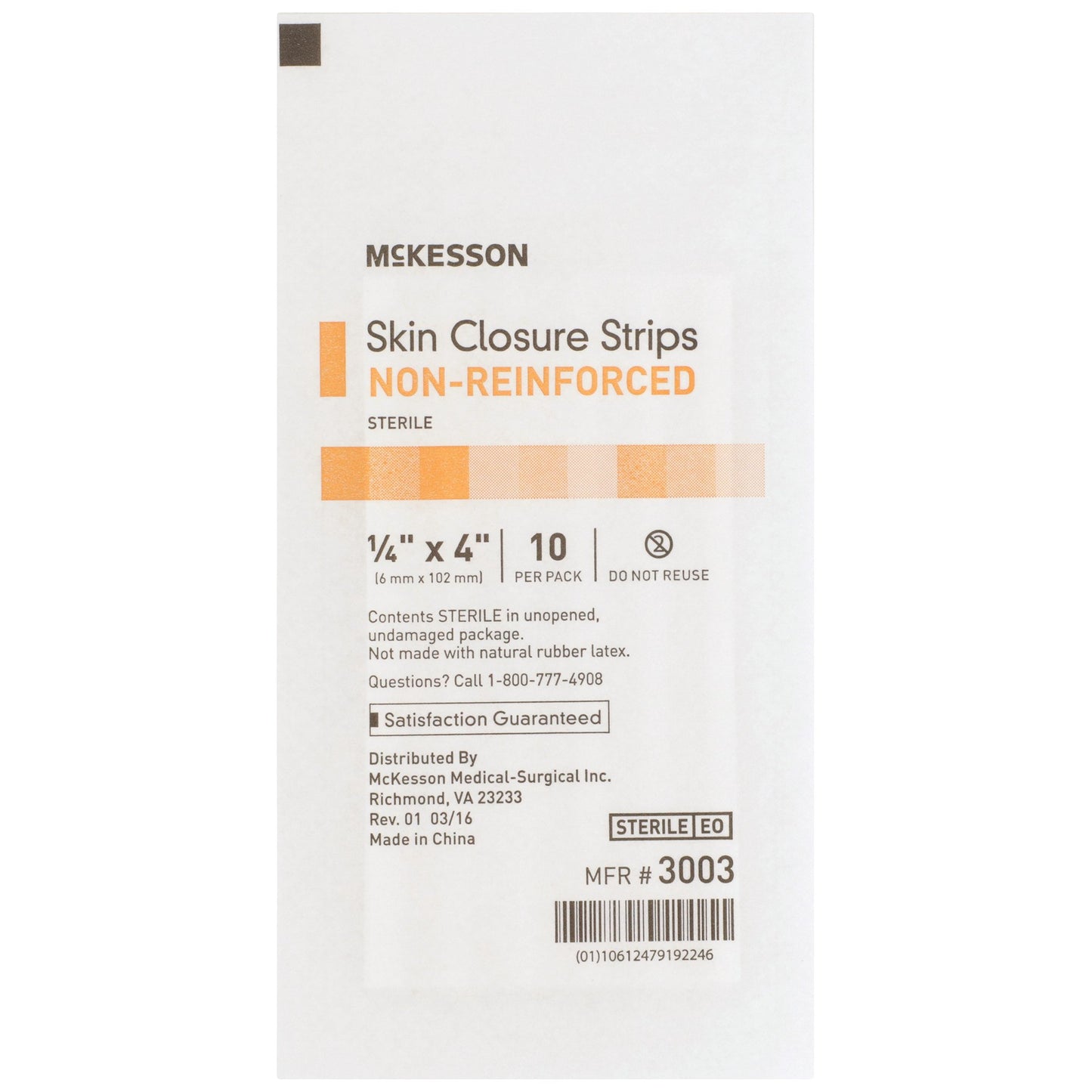 CLOSURE, SKIN FLEX LF TAN 1/4X4"(10/PK 50PK/BX 4BX