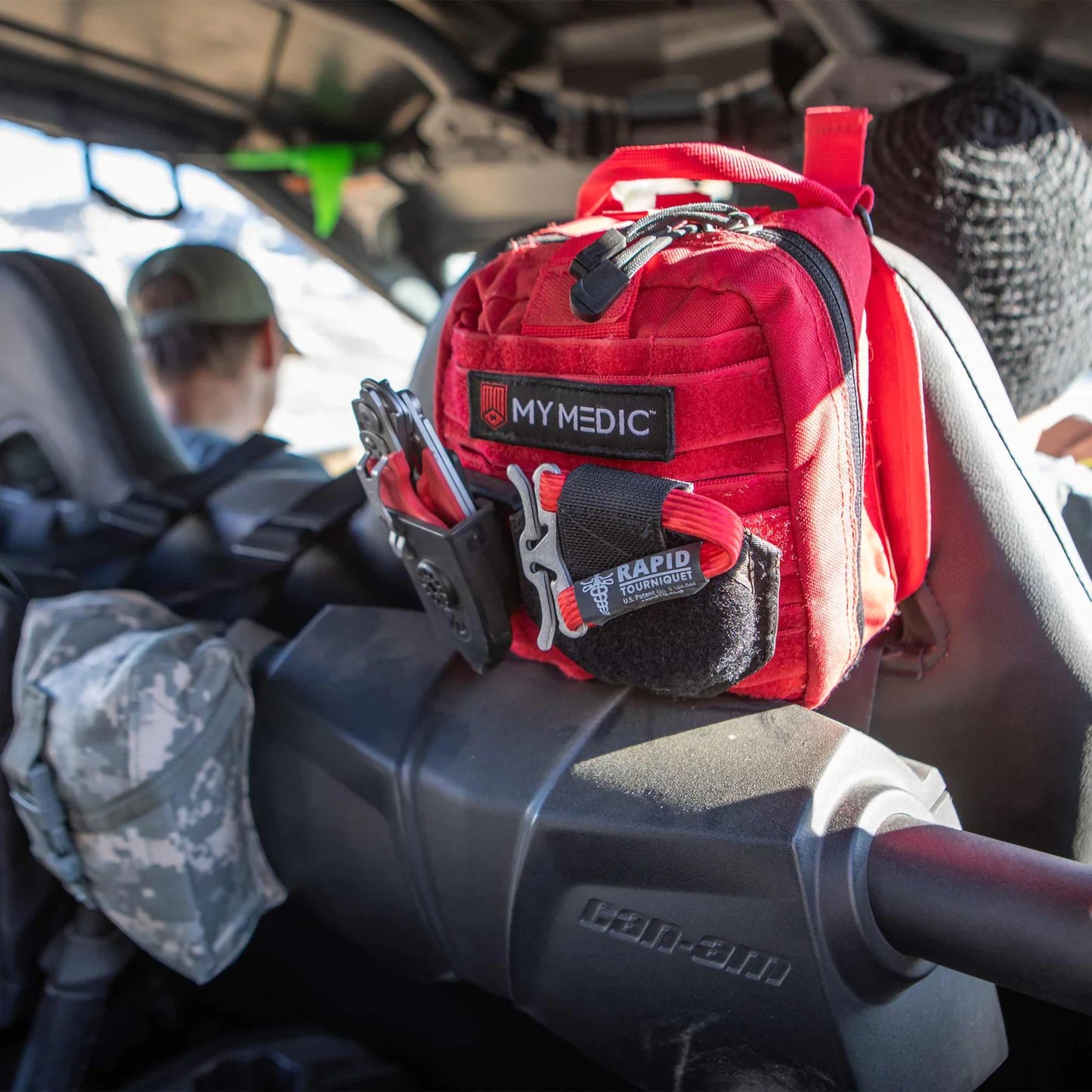 TOURNIQUET, RAPID RUBBER CORE NYLON SHEATH RED 54"