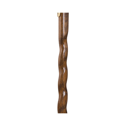 STICK, WALKING BRAZOS TWISTED OAK HAME TOP BRN 37"