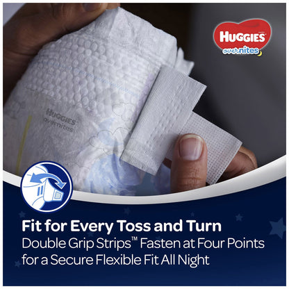 DIAPER, HUGGIES OVERNITE JUMBOSZ6 (15/PK 4PK/CS)