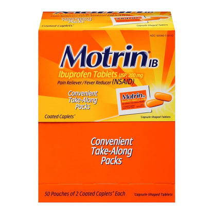 MOTRIN, CAPL IB PAIN RELEIVER (2/PK 50PK/BX 12BX/CS)