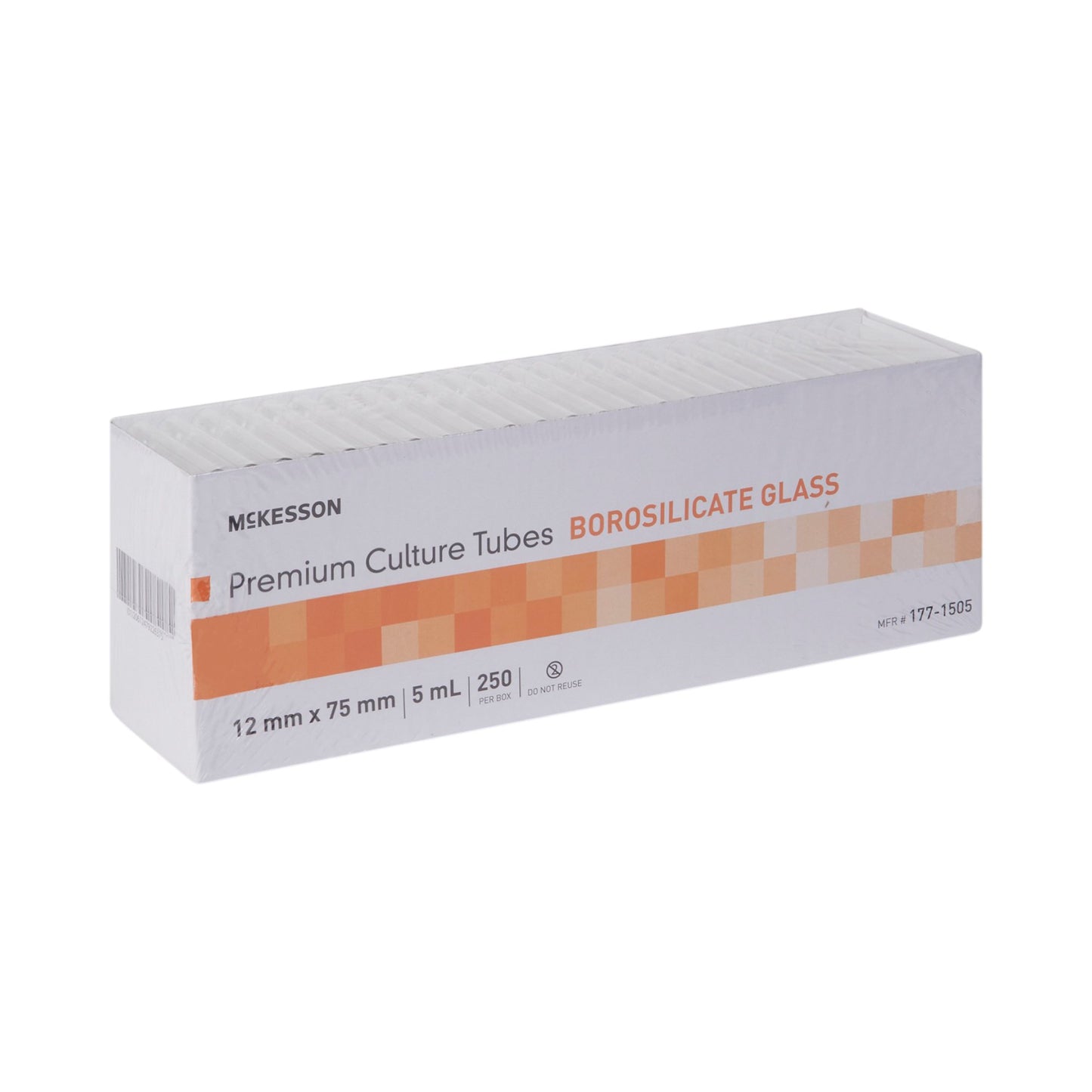 TUBE, TEST GLASS DISP 12X75 5ML (250/BX 4BX/CS)