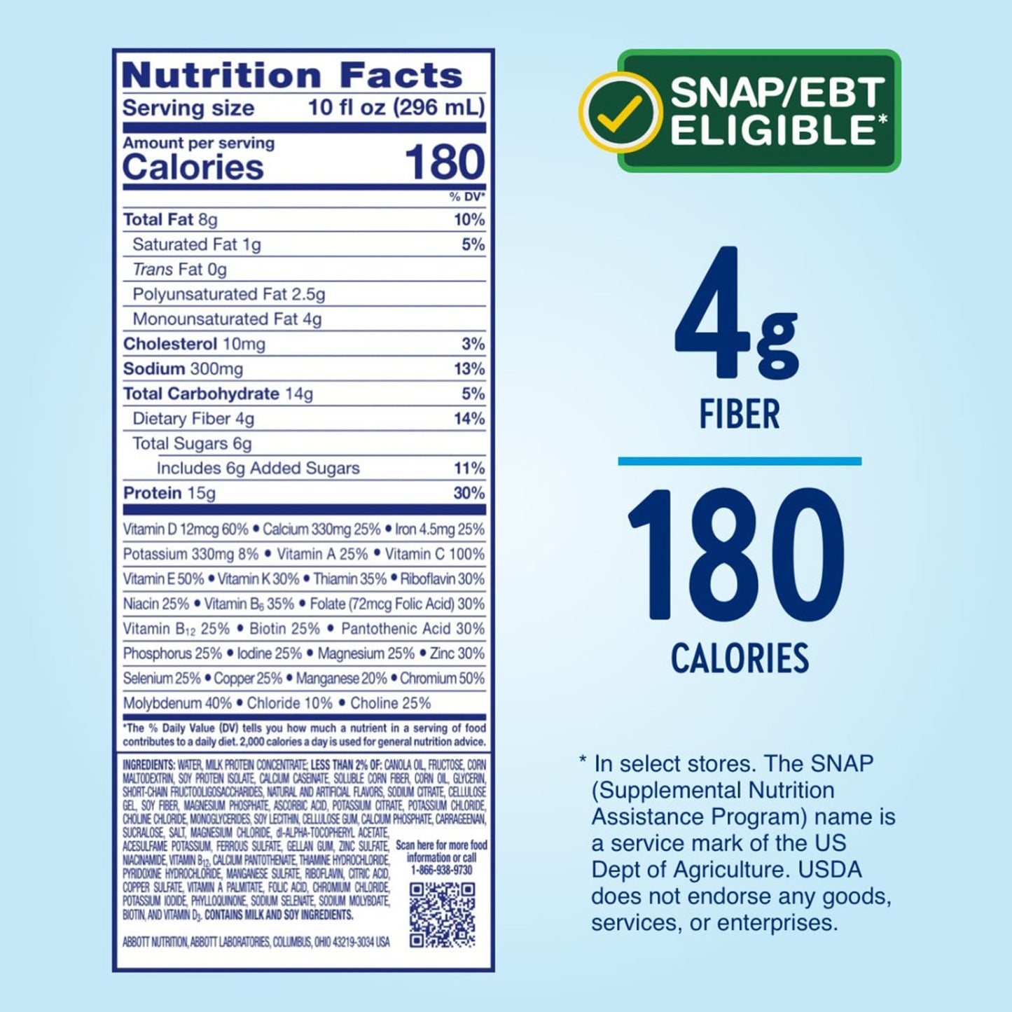 GLUCERNA, SHAKE HUNGER SMART VANILLA 10OZ (24/CS)