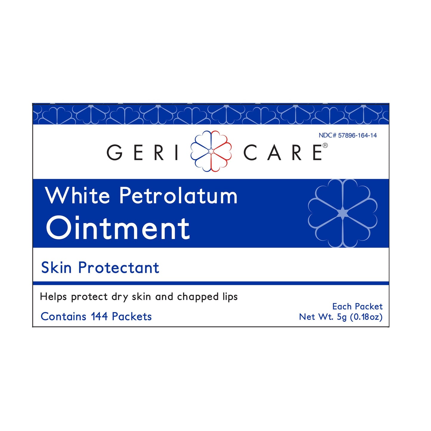 PETROLATUM, JELLY WHT 5GM (144/BX 6BX/CS)