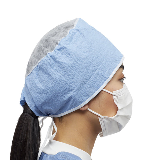 CAP, SURGEON LF UNIV BLU (100/BX 6BX/CS)