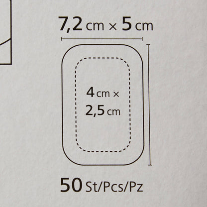 DRESSING, ADH COSMOPOR STR 2"X2.8" (50/BX 20BX/CS)