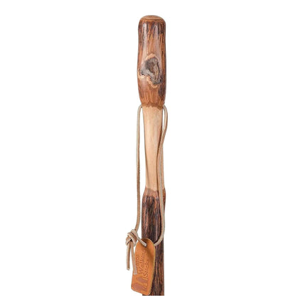 STICK, WALKING WOOD BRAZOS 48 FREE FORM IRON BAMBOO RED 48"
