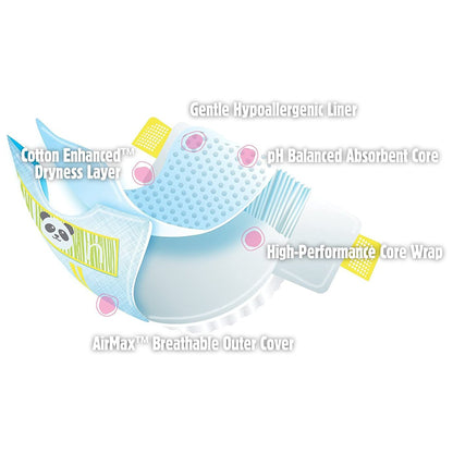 DIAPER, BABY CUTIES PREVAIL NEWBORN (25/PK 8PK/CS)