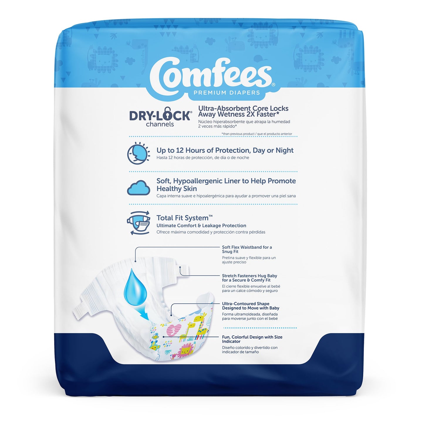 DIAPER, BABY COMFEES SZ3 (36/BG 4BG/CS)