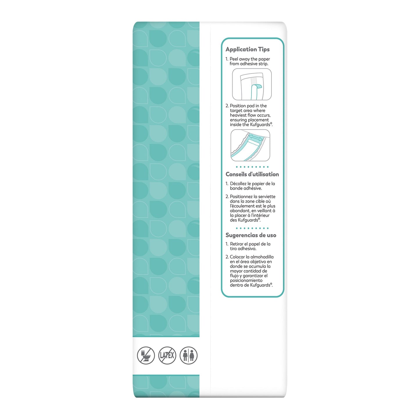 PAD, BOOSTER TRANQUILITY ESSENT F/DISP UNDERGARMENT (25/BG)