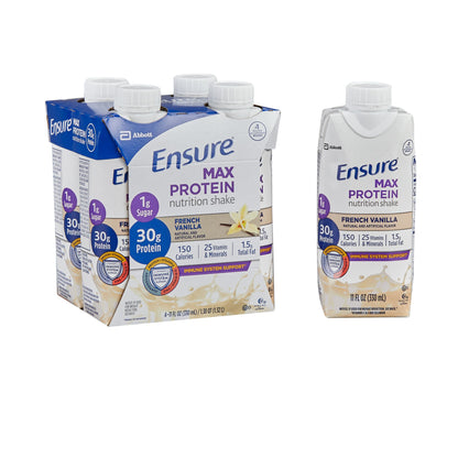 ENSURE, MAX PROTEIN NUTRITION VANILLA 11OZ (4/PK 3PK/CS)