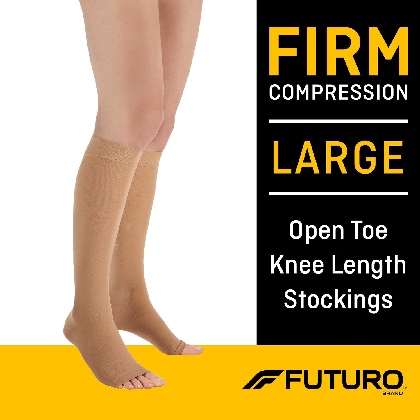 OPENTOE KNEE STCKNG UNIV BG L (12/CS)