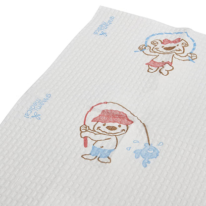 TOWEL, PLASBK 2PLY TEDDY BEAR PRINT (500/CS)