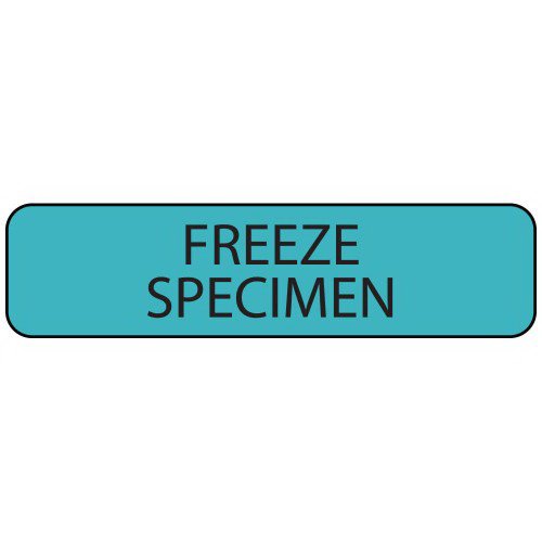 LABEL, FREEZE SPECIMEN BLU 1 1/4"X5/16" (760/RL)