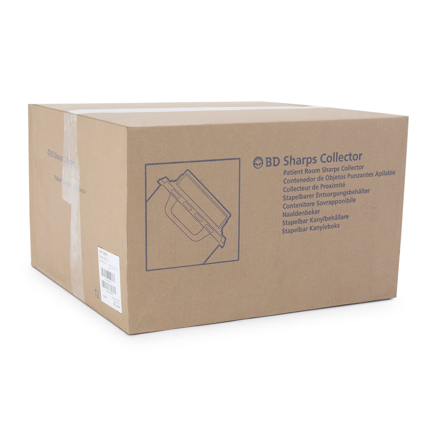 CONTAINER, SHARPS CLR 5.4QT (12/CS)