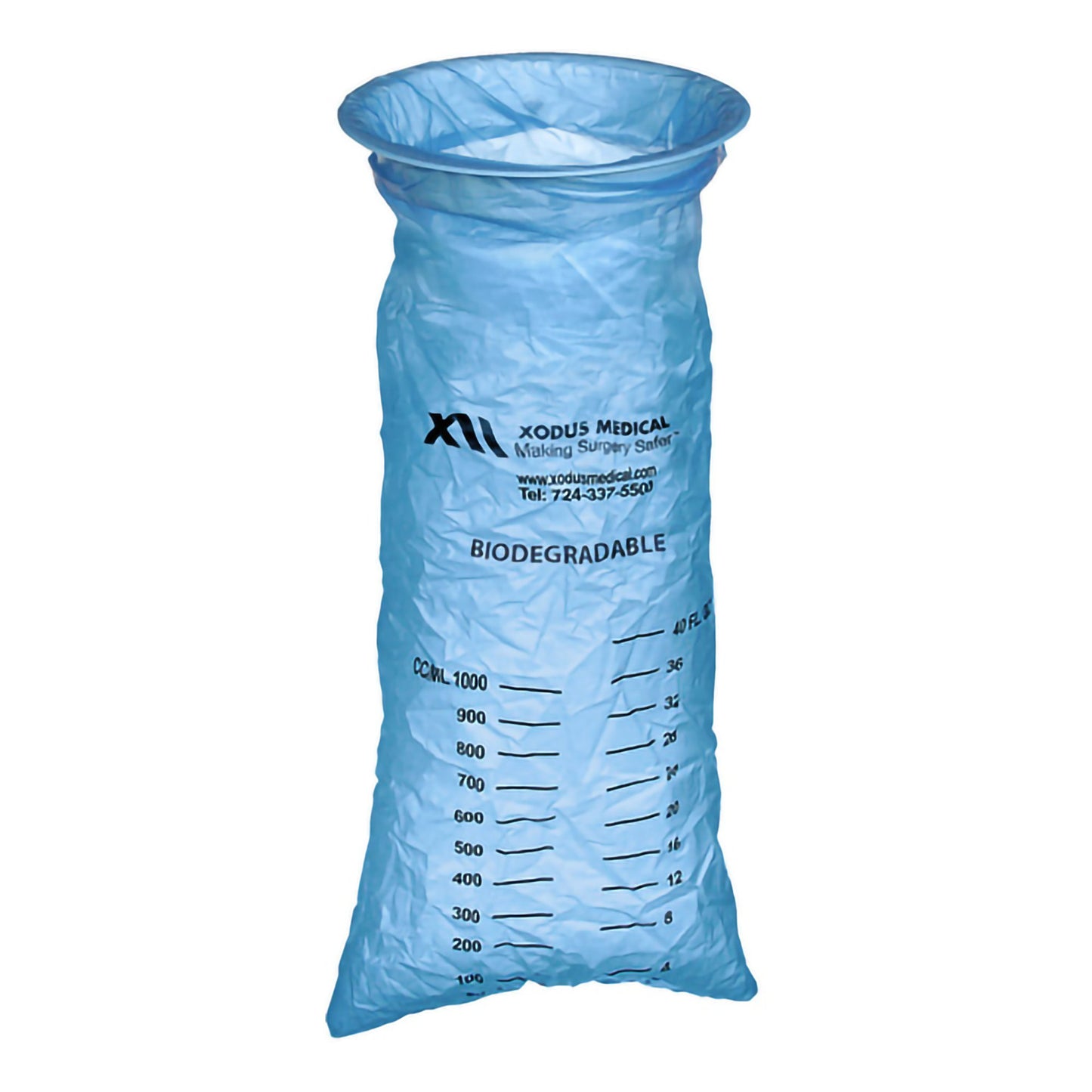 BAG, EMESIS 40OZ BLU 12"X6 10 /16" (12EA/BG 12BG/CS)