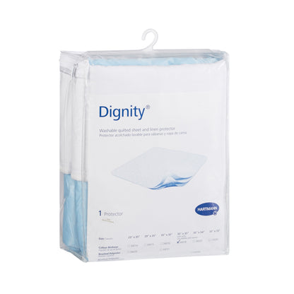 PAD, BED DIGNITY WASHABLE 100%COTTON W/TUCKS 35X35"