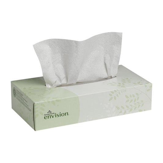 TISSUE, FACIAL ECON 2PLY WHT (30BX/CS)