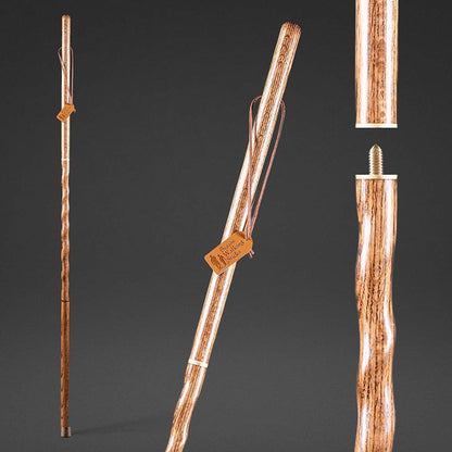 STICK, TRAVELER'S WOOD BRAZOS 55 TWISTED OAK BRN 55"