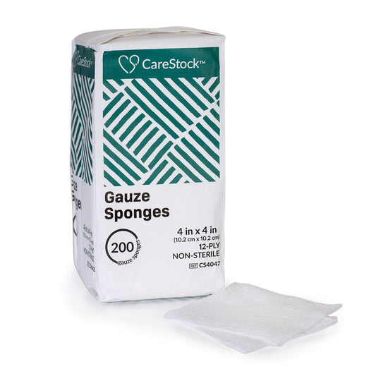 <ul><li>Premium quality: Carestock gauze sponges are made from 100% cotton,