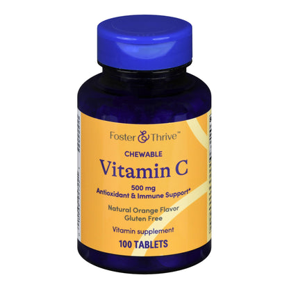 VITAMIN C, CHEW FT SM ORG 500MG (100/BT)